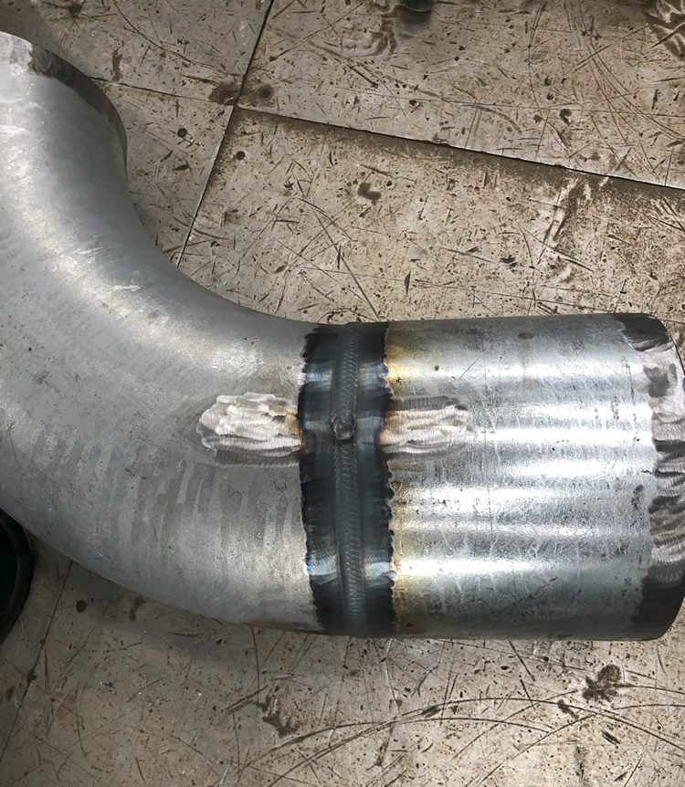 亜鉛メッキ配管製作溶接