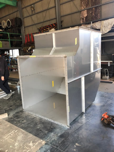 ステンレスダクト製作